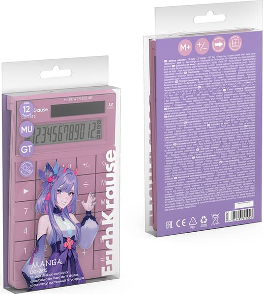 Калькулятор Erich Krause DC-2675 Manga / 62002 5