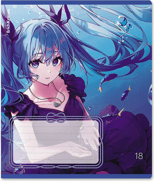 Тетрадь Erich Krause Kawaii Whale / 60551 5
