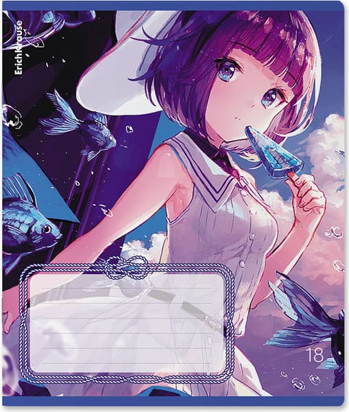 Тетрадь Erich Krause Kawaii Whale / 60551