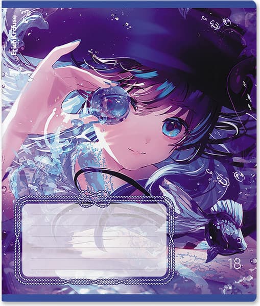 Тетрадь Erich Krause Kawaii Whale / 60551 7