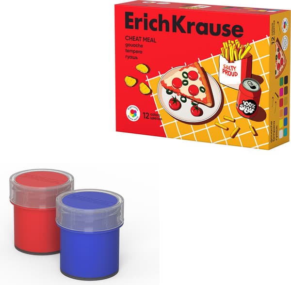 Гуашь Erich Krause Cheat Meal / 65442 2