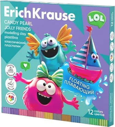 Пластилин Erich Krause Jolly Friends Candy Pearl / 65447