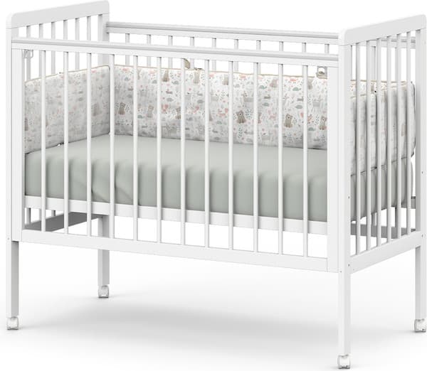 Детская кроватка Атон Baby Master Ariel 04 колесо дерево 3