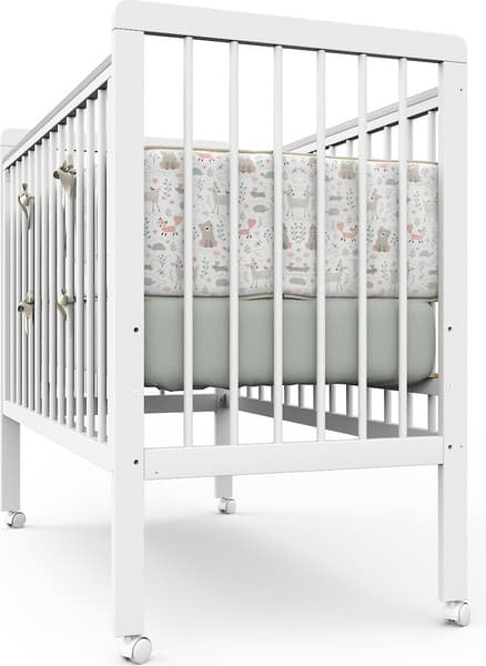 Детская кроватка Атон Baby Master Ariel 04 колесо дерево 6