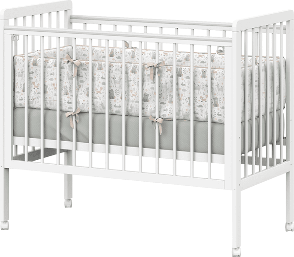 Детская кроватка Атон Baby Master Ariel 04 колесо дерево 2