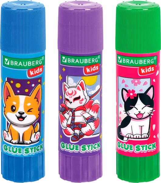 Клей-карандаш Brauberg Kids. Anime / 272471