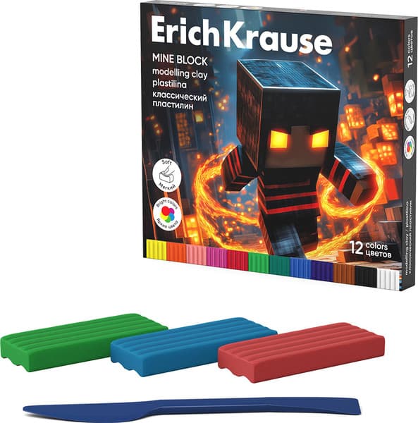 Пластилин Erich Krause Mine Block / 65201 2
