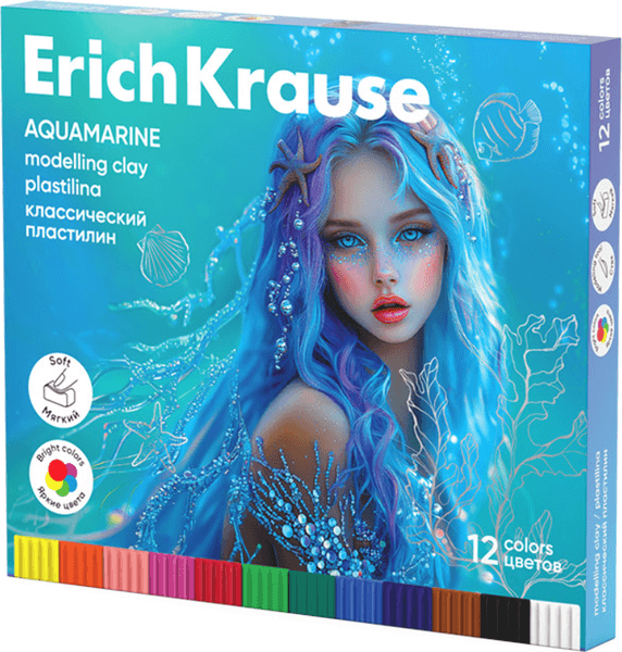 Пластилин Erich Krause Aquamarine / 65192