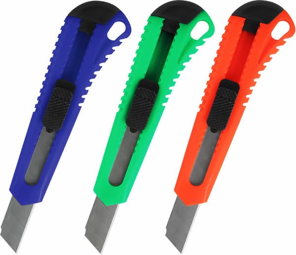 Набор ножей канцелярских Brauberg Classic / 238772