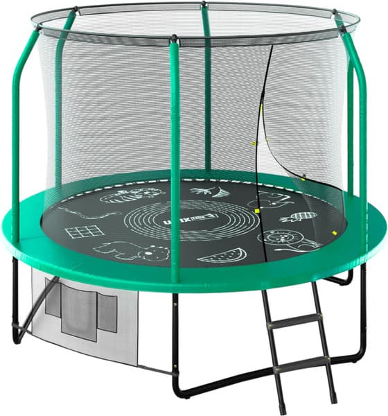 Батут UNIX Line Supreme Game 8ft / trusug8gr