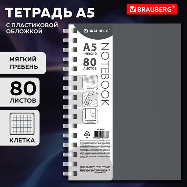 Тетрадь Brauberg 405361 2