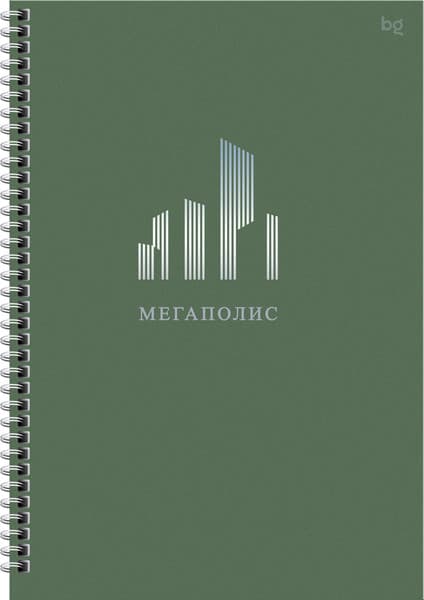 Тетрадь BG Моноколор. Мегаполис / ТТ4гр100_лм_тф 63219