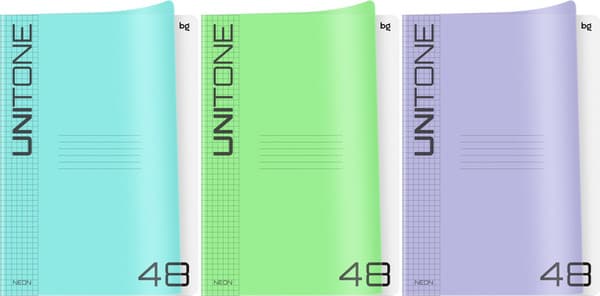 Тетрадь BG UniTone. Mix / Т4ск48_пл 57515 2