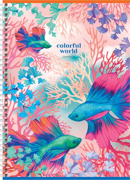 Тетрадь BG Colorful world / Т4гр80_лм_вл 11905