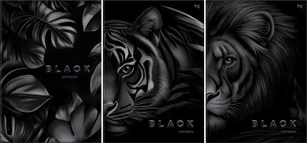Тетрадь BG Just black / Т4ск96_лс_вл 08658 2