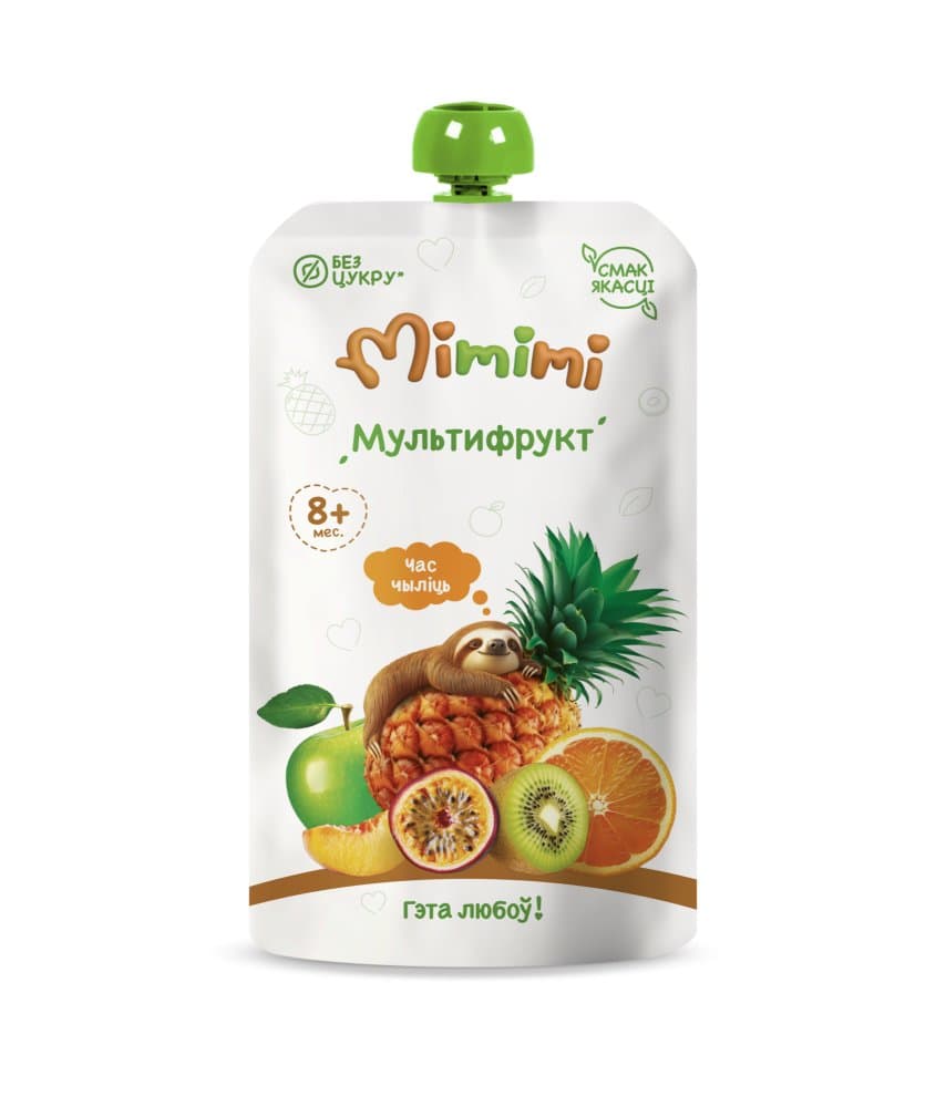 Пюре «Mimimi» «Мультифрукт»,180 г.