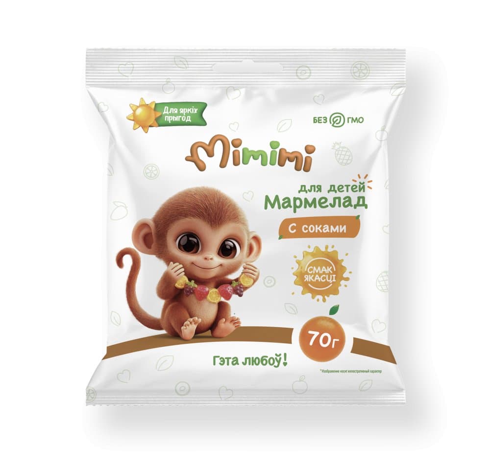 Мармелад «Mimimi» с соками, 70 г.