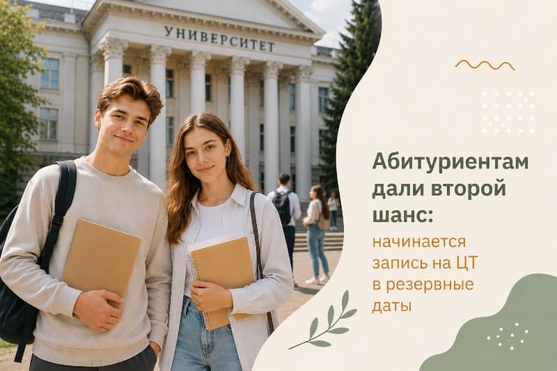 Абитуриентам дали второй шанс: начинается запись на ЦТ в резервные даты