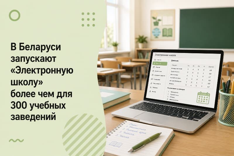 В Беларуси запускают «Электронную школу» более чем для 300 учебных заведений