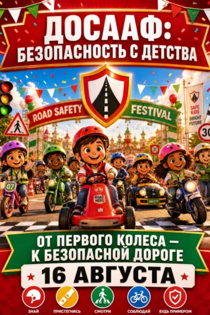 Фестиваль «ДОСААФ: безопасность с детства»!