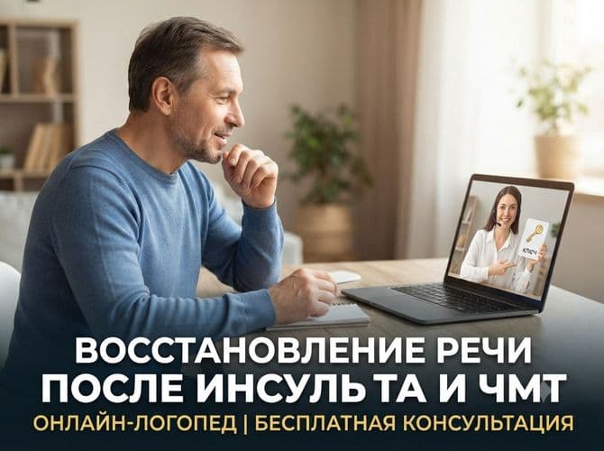 Логопед. Восстановление речи после инсульта онлайн.