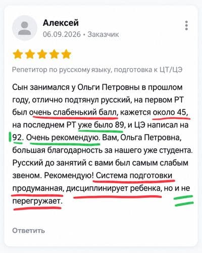 Репетитор по русскому языку онлайн подготовка к ЦЭ и ЦТ 8