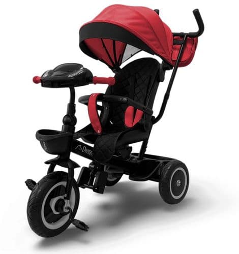 Детский беговел-велосипед BubaGo BG 161-2 Dragon Черно-Красный