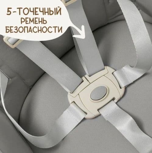 Стульчик для кормления NINO Lark (серый) 4