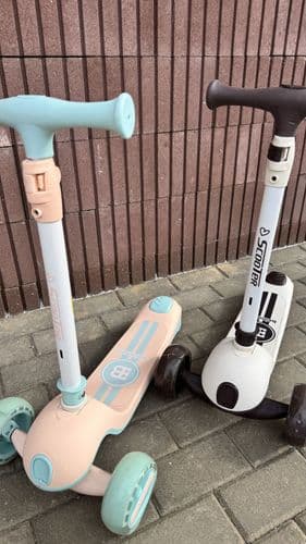 Самокат трехколесный складной rivertoys HB-818 5