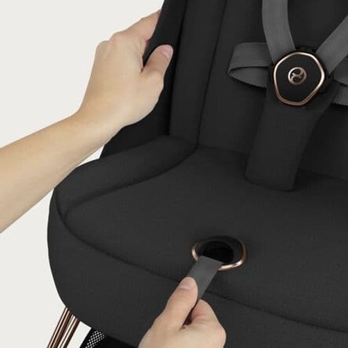 Коляска прогулочная - CYBEX - COYA - Рама (ROSE GOLD) -SEPIA BLACK -2026 NEW COMFORT - В НАЛИЧИИ 2