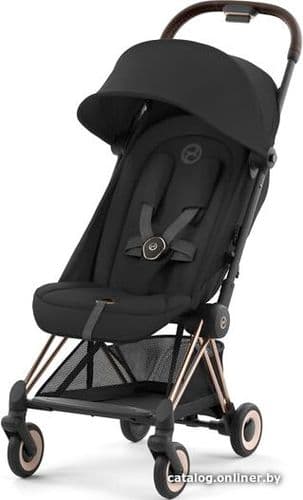 Коляска прогулочная - CYBEX - COYA - Рама (ROSE GOLD) -SEPIA BLACK -2026 NEW COMFORT - В НАЛИЧИИ