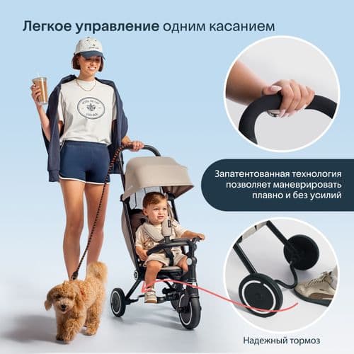 КОЛЯСКА-ВЕЛОСИПЕД SMARTRIKE-WONDER- МОДЕЛЬ-MAX - 2026 ПРЕДЗАКАЗ 3-5 ДНЕЙ 2