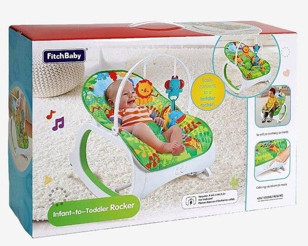 ШЕЗЛОНГ - ЭЛЕКТРО КАЧАЛКА -FITCH BABY - АКЦИЯ ОСТАЛОСЬ 1 ШТУКA 3