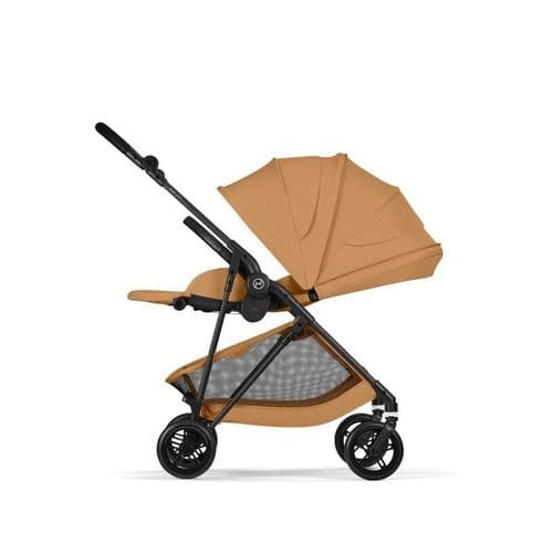 КОЛЯСКА ДЕТСКАЯ - CYBEX-MELIO(CARBON )-ЦВЕТ-CHINNA MON YELLOW , CHOCOLATE BROVN- 2026 NEW 3