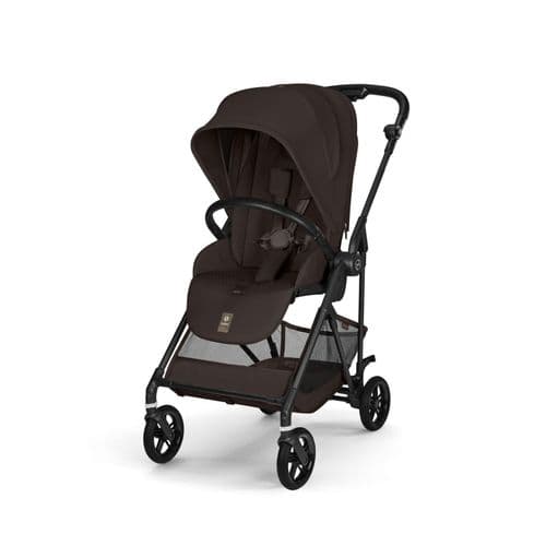 КОЛЯСКА ДЕТСКАЯ - CYBEX-MELIO(CARBON )-ЦВЕТ-CHINNA MON YELLOW , CHOCOLATE BROVN- 2026 NEW 2