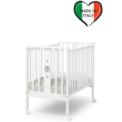 КРОВАТКА ДЕТСКАЯ-ЕRBESI-mini model CHARLY, STELINO(110X65.5 )+ МАТРАС-9 ПОЛОЖЕНИЙ-MADE IN ITALY