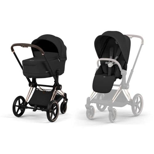 КОЛЯСКА ДЕТСКАЯ -CYBEX-PRIAM V( РАМА ROZE GOLD)- 2В1-ЛИНИЯ COMFORT + АДАПТЕРЫ- NEW 2026 - В НАЛИЧИИ