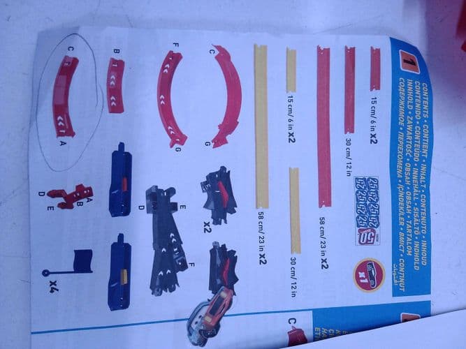 Автотрек Hot Wheels Гонка с петлями / HDR83 5