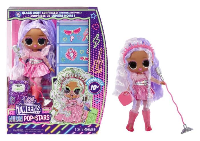 Кукла LOL Surprise Tweens Neon Pop Stars - Твинс Подростки Неоновые поп-звезды Китти К 120667