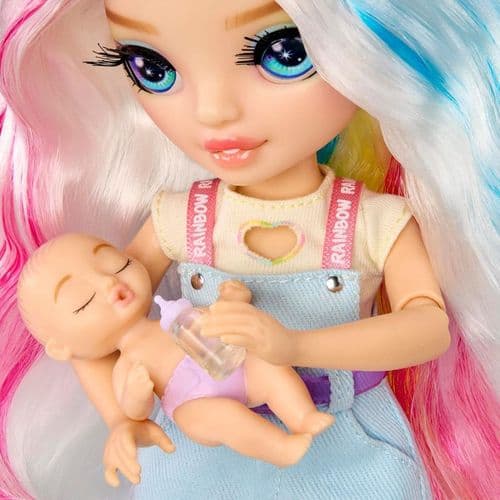 Кукла рейнбоу хай Rainbow high Bestie Babysitters /Amaya Raine с коляской 4