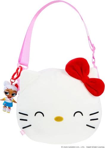 Большая двусторонняя плюшевая игрушка LOL Surprise Hello Kitty с куклой 5