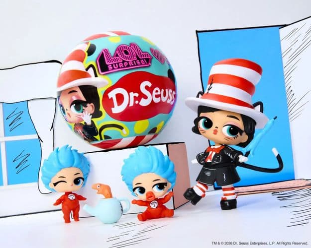 Куклы шар ЛОЛ LOL Surprise Loves Dr. Seuss лимитированная серия 4
