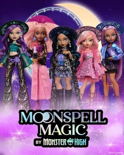 В НАЛИЧИИ Новинка куклы монстр хай Monster high (Moonspell Magic) Claire Willow Laya Carina Rae 3