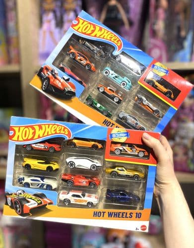 Подарочный набор хот вилс Hot Wheels 10 машин, Mattel 54886