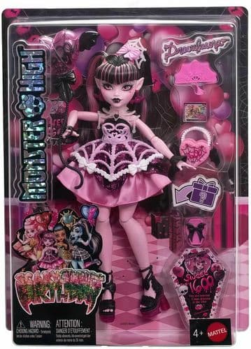 Кукла Монстр Хай Monster High серия Scary Sweet Birthday Draculaura Дракулаура JBG74 2