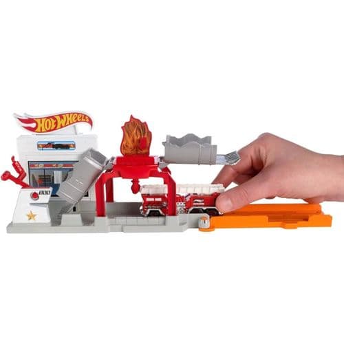 Набор хот вилс Hot Wheels City - Огненный взрыв FJN36 4