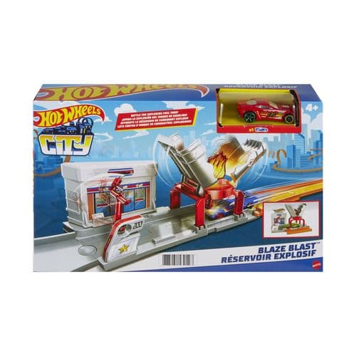 Набор хот вилс Hot Wheels City - Огненный взрыв FJN36