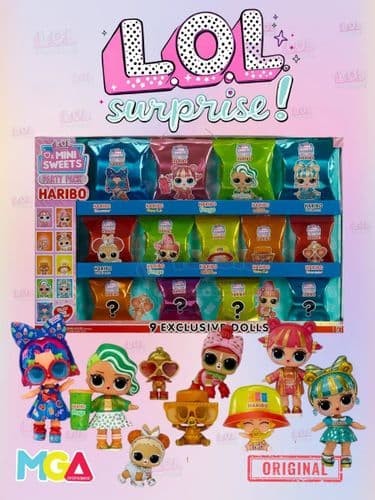 Большой эксклюзивный Набор куклы Лол Lol Loves Mini Sweets Haribo оригинал