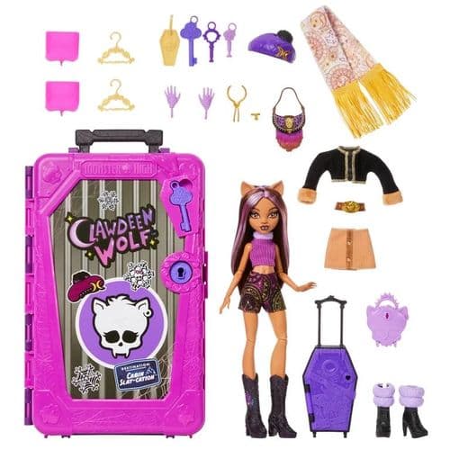 Кукла монстр хай Monster High Skulltimate Secrets Cabin Slay-cation Clawdeen Клодин 2