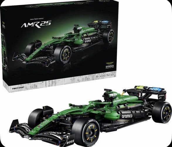 Конструктор Астон Мартин AMR25 Гоночный болид F1, совместимый Technic 42240
